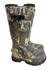 Cabela's She Zoned Comfort Trac 1200g Insulated Rubber Hunting Boots camo 7M - Picture 1 of 7