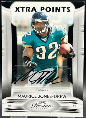 2009 Playoff Prestige Xtra Points Maurice Jones-Drew 13/25 NM+ Jaguars Auto #48 - Image 1 of 2