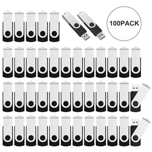 LOT 10/100x 2GB 4GB 8GB 16GB 32GB 64G Metal Anti-skid USB2.0 Flash Drive Memory  - Picture 1 of 16