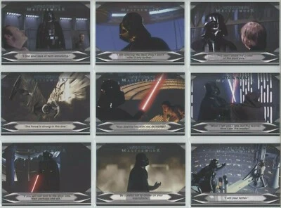 2021 Star Wars Masterwork Welcome To The Dark Side Insert Complete Set 1-10 - Image 1 of 4