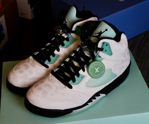 Jordan 5 Retro Island Green CN2932 100 NUOVO IN SCATOLA taglia 8