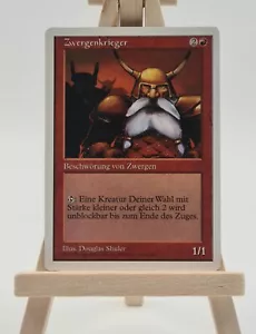 Dwarf Warriors 5th Edition (5ED) Magic Card MTG German (Dwarven Warriors) - Picture 1 of 2