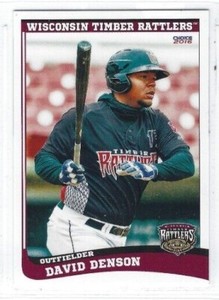 2016 Wisconsin Timber Rattlers (Class A-Milwaukee Brewers) David Denson