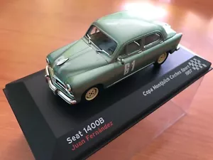 Seat 1400B Juan Fernandez Cup Montjuich Sport 1957 1:43 Seat Sport Altaya New - Picture 1 of 1