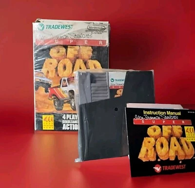 Super Off Road Ire6yqwv45an Stewart Ninten3qrqdo NES CIB Complete Video Gameasef - Image 1 of 2