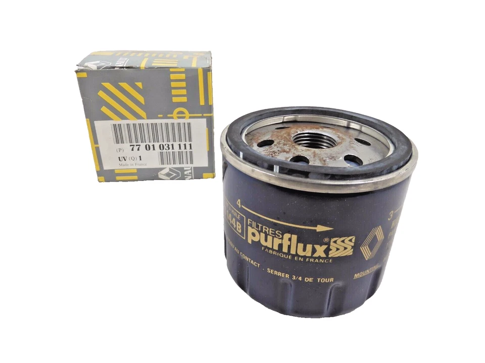 (099) 7701031111 Orig. Renault Filtro de Aceite Filtro Rosca 7701031111 Purflux - Imagen 1 de 1