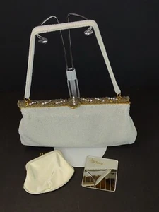 VTG Walborg France Beaded Ornate Clasp Purse &Original Accessories-Great Cond.👌 - Bild 1 von 24