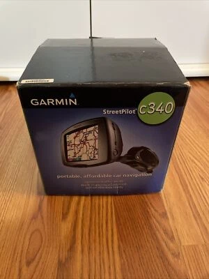Garmin StreetPilot C340 GPS 3.5" Navigator Bundle w/ Power cable, box, manuals - Image 1 of 4