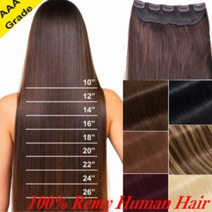 Extensiones de cabello humano con clip One Piece 3/4 cabeza completa mejor trama - Imagen 1 de 73