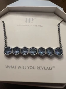 Bomb Party Halskette NK88164 The Brightness We Build Aqua CZ/Hämatit - Bild 1 von 4