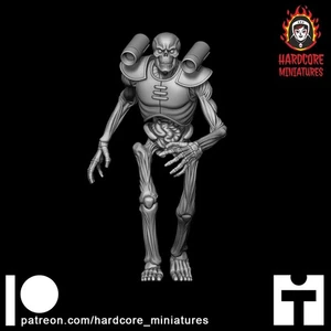 Hell Skeleton Walking 32mm dnd miniature video game The REVENANT - Picture 1 of 9