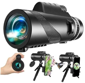 80x100 Monocular-Telescope High Powered for Smartphone Monoculars for Adults - Picture 1 of 7