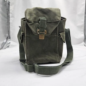 Borsa maschera antigas respiratore British Light II MK2 Pouch 1960 datata con cinghia - Foto 1 di 10