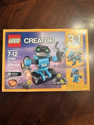 LEGO Creator Robo Explorer 31062 New In Box 3 In 1 - Image 1 of 2