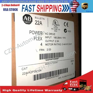 1PCS NEW Allen Bradley 22A-A2P3N104 Via DHL or Fedex 22AA2P3N104 US Free Tax - Afbeelding 1 van 2