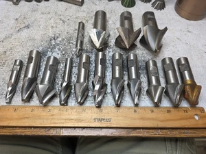 Posten 15 Asstd. Konischer HSS Kegelschaftfräser - verschiedene Größen 5° bis 45° Kegel - Bild 1 von 12