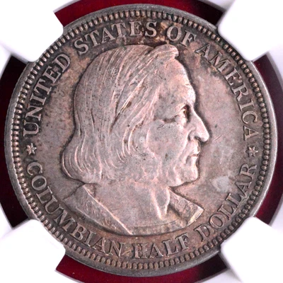 NGC MS-63! 1893 COLUMBIAN HALF - Image 1 of 4