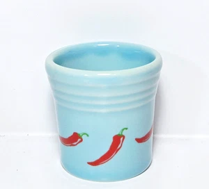 Fiesta HLCCA Exclusive Chili peppers on Sky Shot Glass ~ Fiestaware - Picture 1 of 4