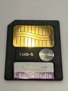 Microtech Smartmedia 4MB 5V 5 Volt Smart Media Memory Card - Picture 1 of 3