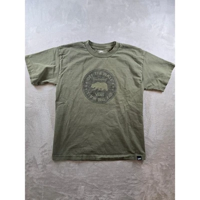 Camiseta Vans Off The Wall para mujer XL se adapta muy pequeña gráfica de oso verde *Leer Foto 1 de 4