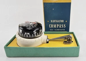 Brújula Taylor Navigator No.2957 de colección autoiluminada con caja y original recibo - Imagen 1 de 24