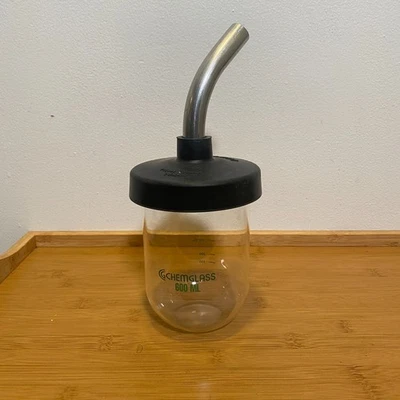 Frasco de filtro Chemglass 600 ml con tapa Labconco tubo inoxidable filtración al vacío Foto 1 de 4
