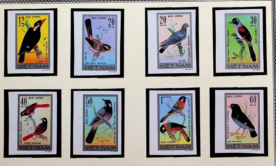 NORTH VIETNAM Sc 913-20 NH IMPERF SET OF 1978 - BIRDS - (CJ25) - Image 1 of 1