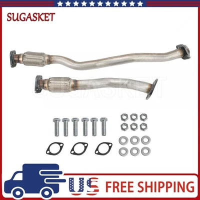 Tubo flexible de escape delantero para Ford Explorer 3,5 L V6 2013 2014 2015 2016 2017-2019 Foto 1 de 4