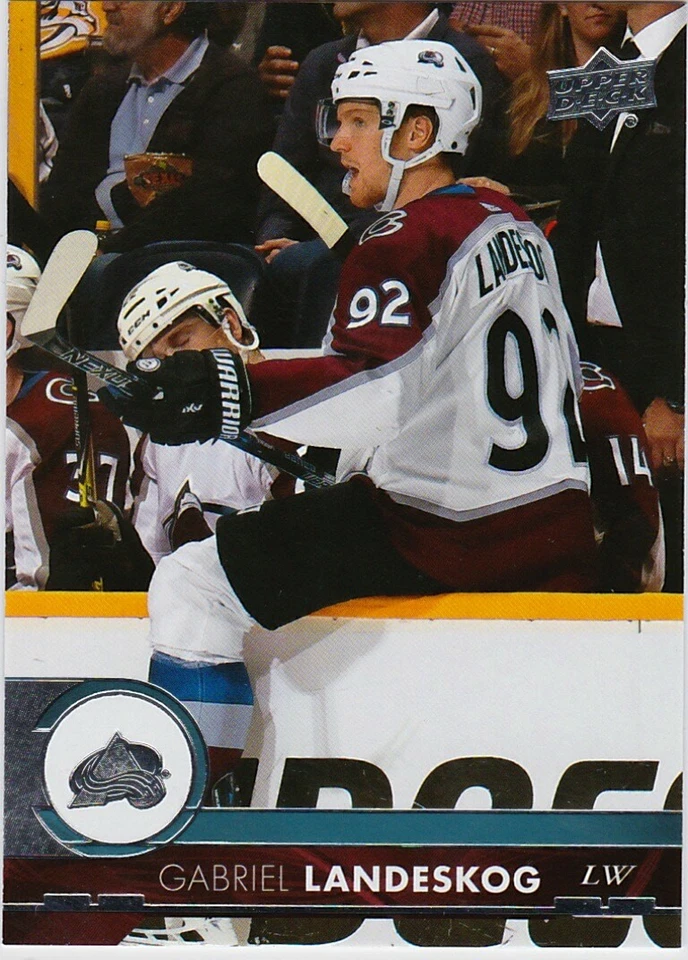 17-18 2017-18 Upper Deck 2 Gabriel Landeskog #296-Avalanche - Image 1 of 1