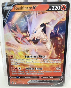 Pokèmon TCG Reshiram V 024/195 Silver Tempest Ultra Rare Near Mint Deutsch - Picture 1 of 2