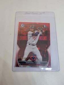 2023 Bowman Sapphire 1st Bowman Edouard Julien Red Parallel /10  (510)