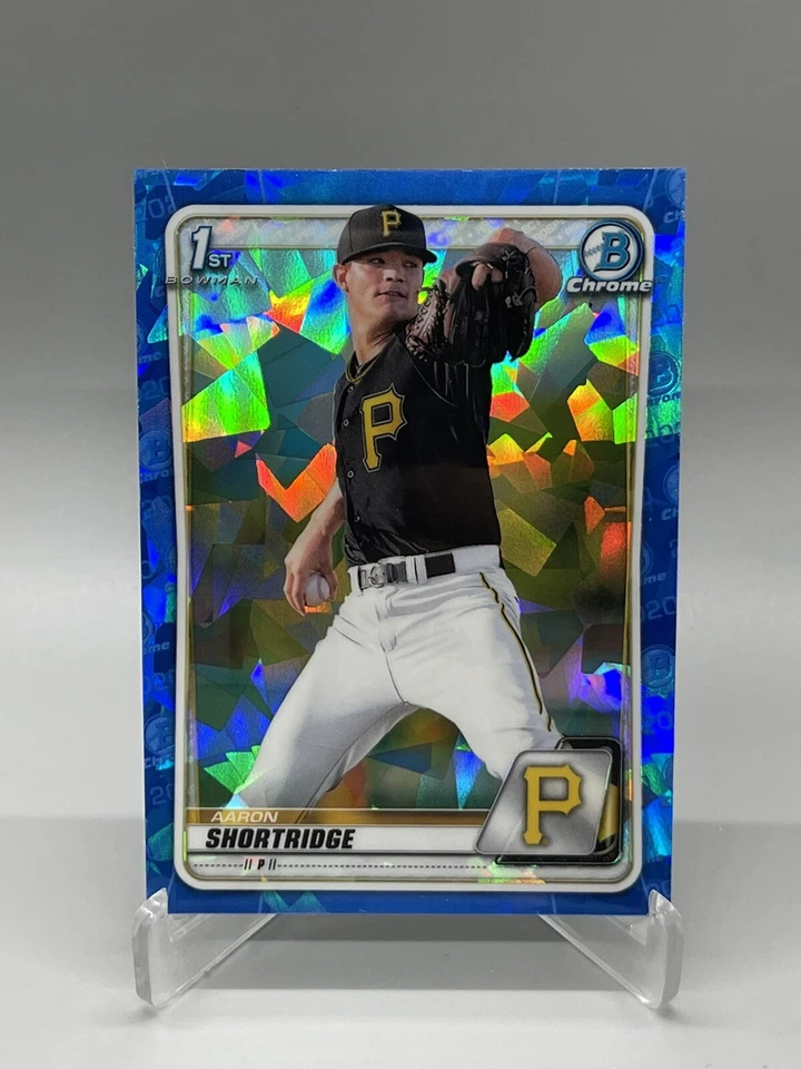 A132,122 - 2021 Bowman Chrome Sapphire Prospects #BCP9 Aaron Shortridge - Image 1 of 1