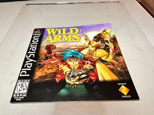 Wild Arms Playstation 1 PS1 Instruction Manual ONLY NO GAME INCLUDED - Picture 1 of 3