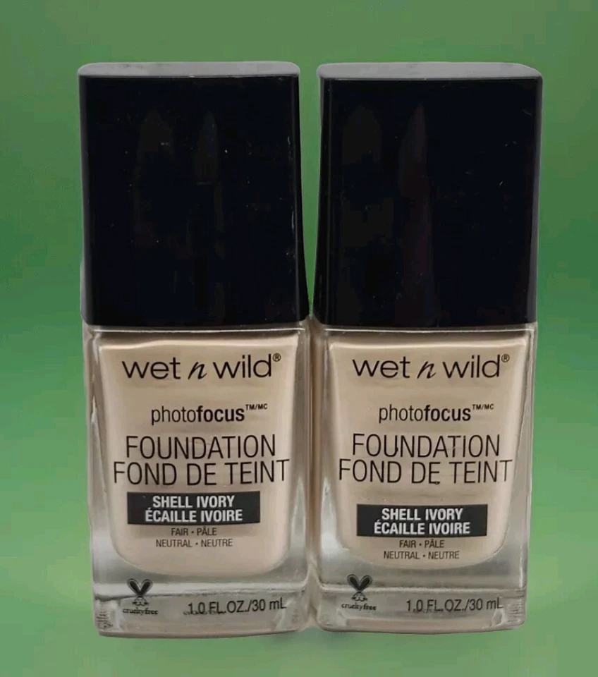 Wet N Wild Photofocus Matte Foundation 361c Shell Ivory 1oz Ea 2pcs  - Image 1 of 1