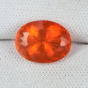 1.82 ct HERMOSO NARANJA FUEGO BRILLANTE 100% ÓPALO FUEGO NATURAL ¡Ver Vdo 3744! - Imagen 1 de 2