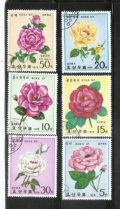 Korea SC # 1971-1976 Roses. Complete Set . MNH - Picture 1 of 1