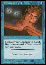 Magic the Gathering MTG Sorcerous Sight (68) Portal   LP