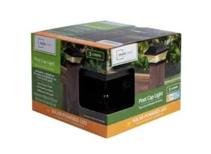 Mainstays 5 Lumen Solar Power LED Post Deck Cap Light - new - Picture 1 of 2