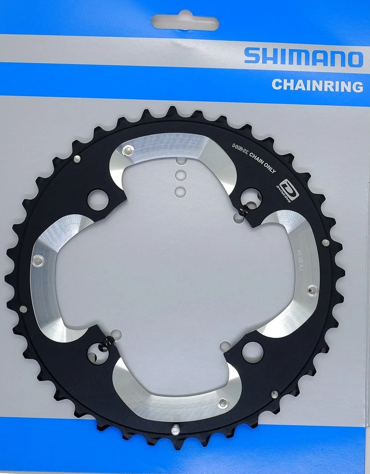 Shimano Deore XT FC-M785 MTB Chainring 40T fits 40-28T Crank Bcd 104mm, 2x10 Spd - Image 1 of 1