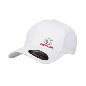 Honda Car Motor Civic Side Logo Cap 5001 Navy Flexfit Baseball Hat S/M and L/XL - Picture 1 of 21