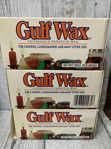 Gulf Wax 16 Oz. Boxes Paraffin Canning or Candle Making Wax (SET OF 3 BOXES) MB3 - Picture 1 of 1