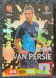 VAN PERSIE - Limited Edition Panini Adrenalyn XL Champions League 2011-12 Card
