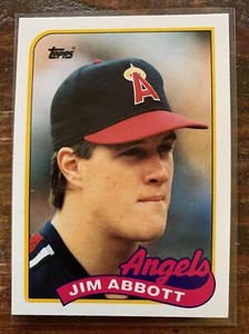 1989 Topps Traded Jim Abbott California Angels #2T NM Or Better