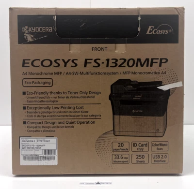 Kyocera ECOSYS FS-1320MFP A4 Mono Multifunction Laser Printer 1102M53NL2 - Image 1 of 4