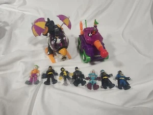 Imaginext DC Super Friends Action Figure And Vehicle Lot Marvel Joker Batman - Picture 1 of 5
