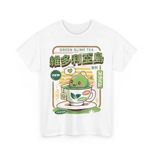 Ramuramu Valley Green Tea Unisex T-Shirt. Maplestory Video Game. Slime. Yeti. - Picture 1 of 6