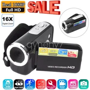 HD 1080P 16MP Digital Camera Camcorder DV Video Recorder LCD Screen 16X Zoom - Picture 1 of 27