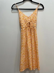 Vestido Babydoll No Boundaries Cuello Halter M Retro Floral Festival Y2K Hippie Años 70 - Imagen 1 de 7