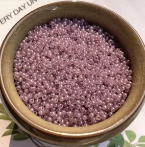 2mm 11/0 Bean Purple Round Japanese Glass Seed Pearl Beads Delica Loose 450pcs - Picture 1 of 3