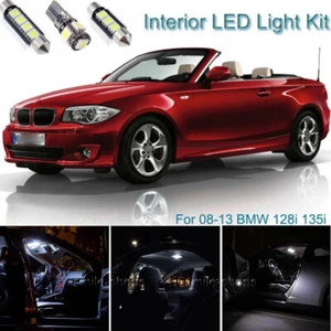 9pcs Bright White Interior LED Light Package Kit Deal For BMW 128i 135i 08-13 - Bild 1 von 12